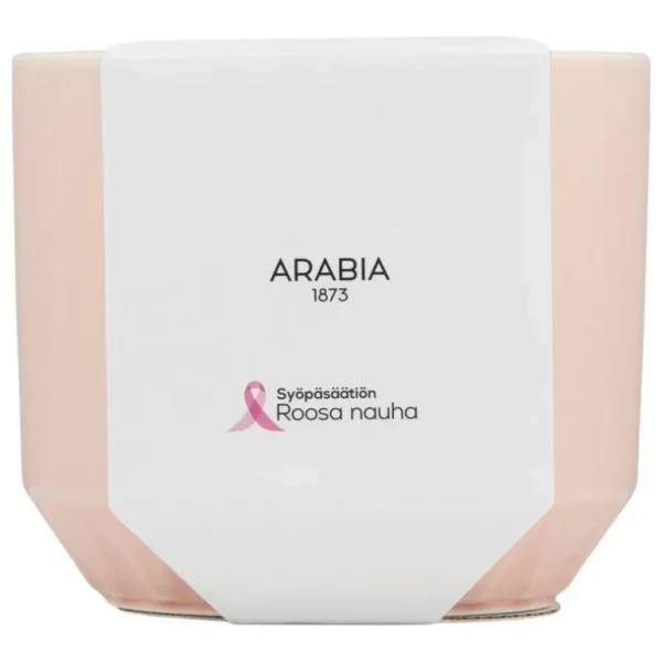 Arabia Ilona, blomkruka, 100 x 120 mm, Pink Ribbon