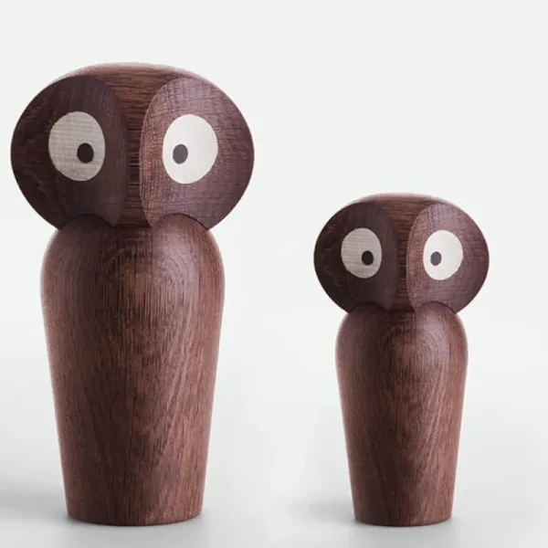 Barn Architectmade Owl, stor, rökt ek