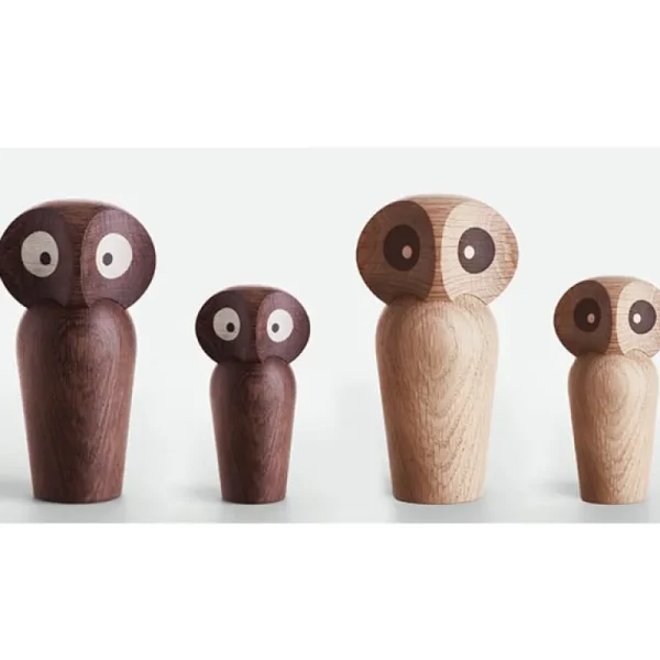 Barn Architectmade Owl, stor, rökt ek