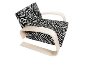 Artek Aalto fåtölj 400 ”Tankstolen”, björk - Zebra