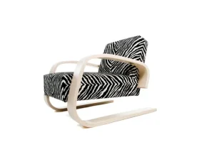 Artek Aalto fåtölj 400 ”Tankstolen”, björk - Zebra
