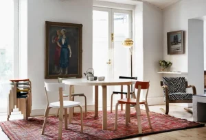 Artek Aalto pall 60, orange - björk