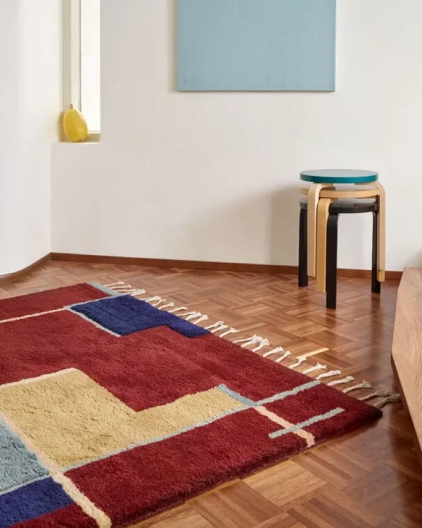 Artek Aalto pall 60, petrol - björk