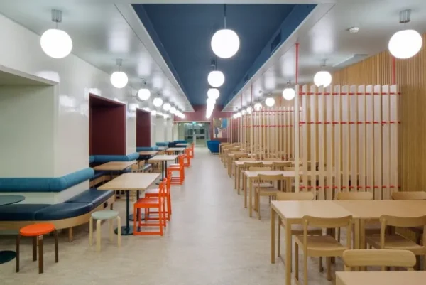 Artek Aalto pall E60, röd - björk
