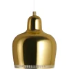 Artek Aalto pendellampa A330S ”Golden Bell”, mässing