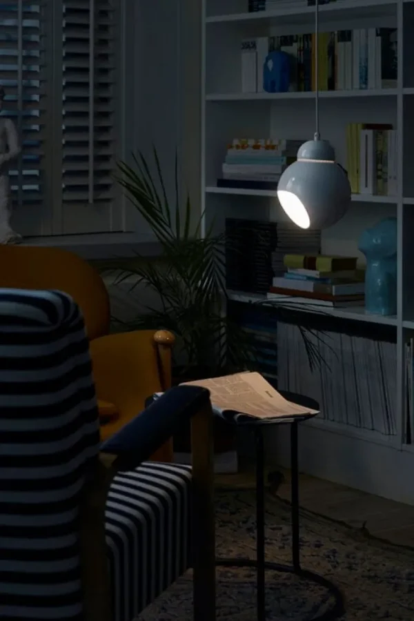Artek Aalto pendellampa A338 ”Bilberry”, vit