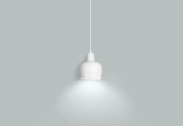 Artek Aalto pendellampa A330S ”Golden Bell”, vit