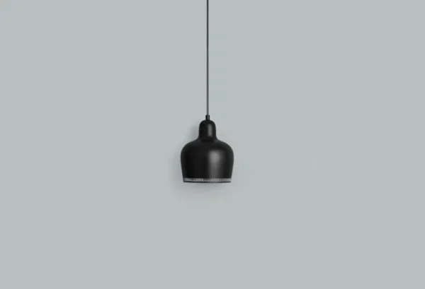 Artek Aalto pendellampa A330S ”Golden Bell”, svart