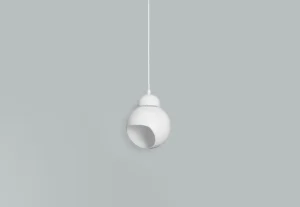 Artek Aalto pendellampa A338 ”Bilberry”, vit