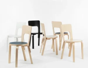 Artek Aalto stol 66, björk