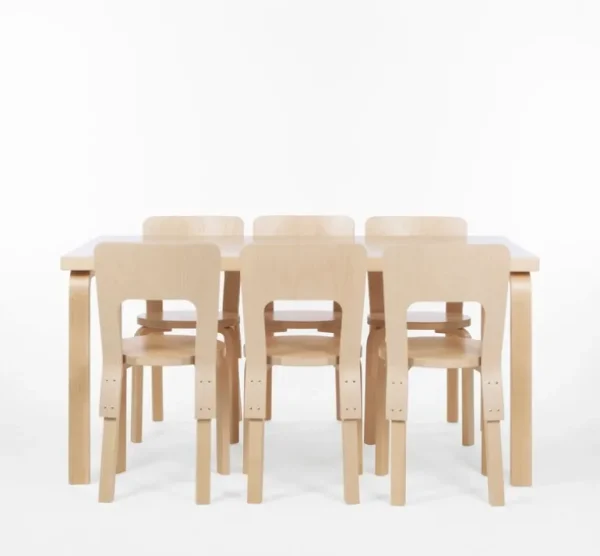 Artek Aalto stol 66, björk