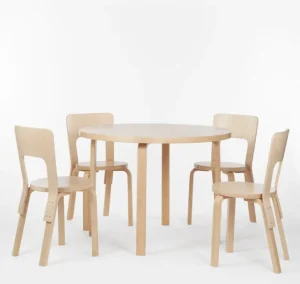 Artek Aalto stol 66, björk