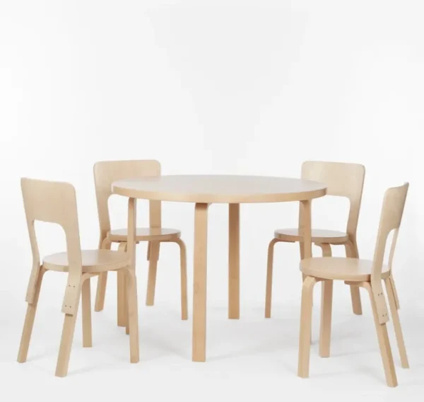 Artek Aalto stol 66, björk