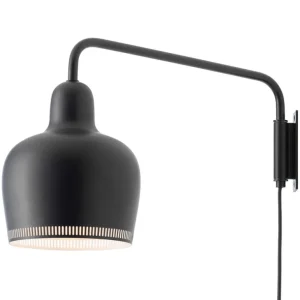 Artek Aalto vägglampa A330S “Golden Bell”, svart