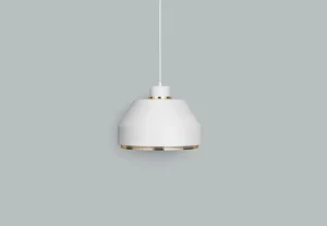 Artek AMA 500 pendellampa, vit - mässing