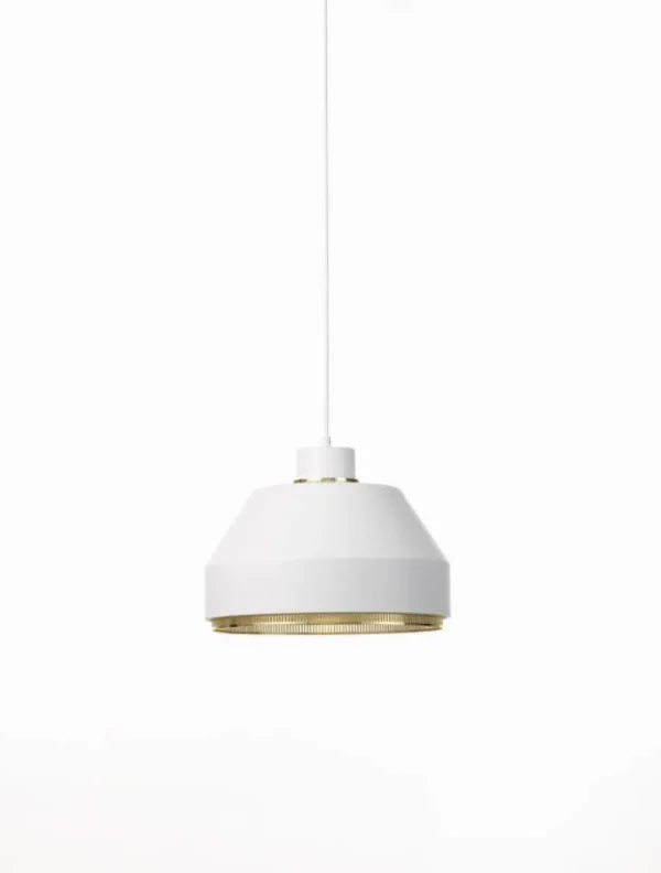 Artek AMA 500 pendellampa, vit - mässing