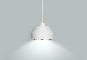 Artek AMA 500 pendellampa, vit - mässing