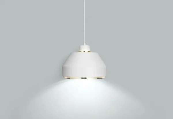 Artek AMA 500 pendellampa, vit - mässing