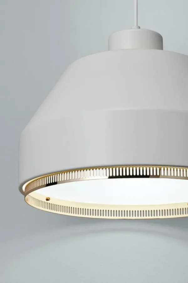 Artek AMA 500 pendellampa, vit - mässing