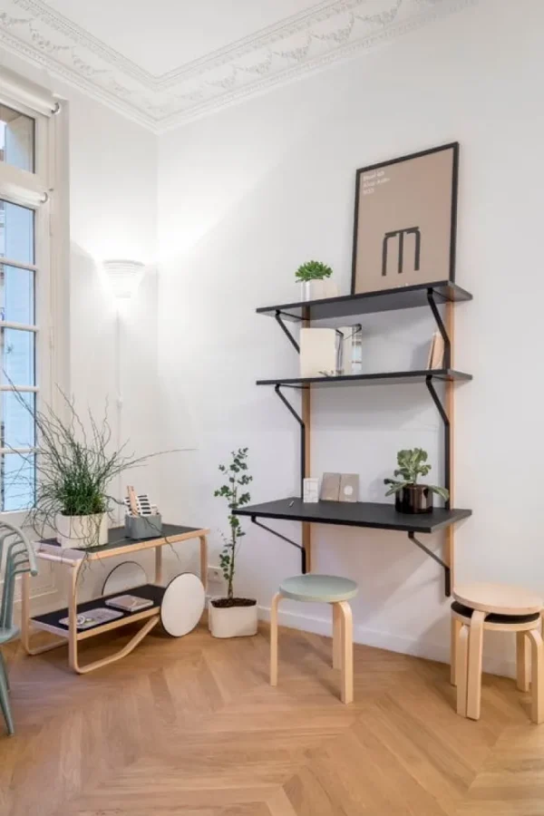 Artek Riihitie blomkruka B, liten, vitglansig