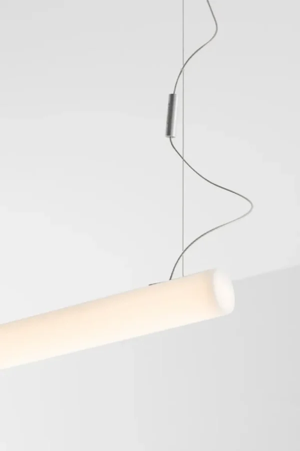Artemide Alphabet of Light Linear hänglampa, 180 cm, vit