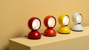 Artemide Eclisse bords-/taklampa, vit
