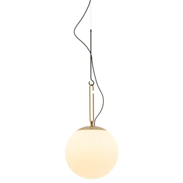 Artemide nh 35 pendellampa, mässing