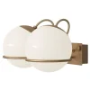 Astep Model 237/2 vägglampa, 14 cm, champagne