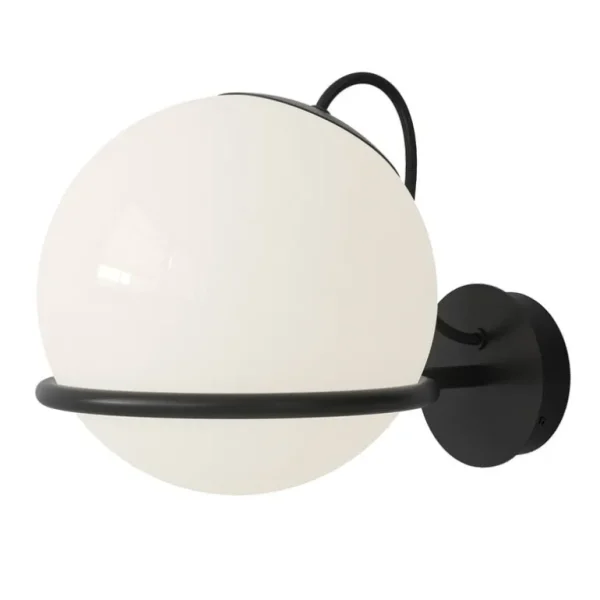 Astep Model Model 238/1 vägglampa, 20 cm, svart