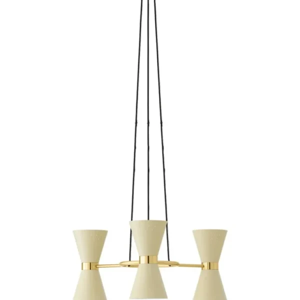 Audo Copenhagen Collector Chandelier 3, crème