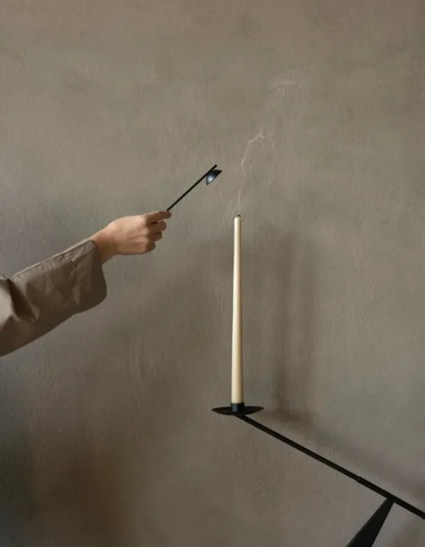Audo Copenhagen Interconnect ljusstake, svart stål