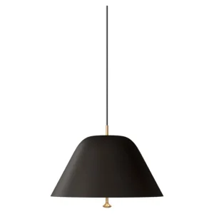 Audo Copenhagen Levitate pendellampa, 40 cm, svart -mässing