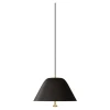 Audo Copenhagen Levitate pendellampa, 28 cm, svart - mässing