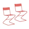 Bebu00f3 Objects Bebó Objects Zola stol, 2-pack, röd
