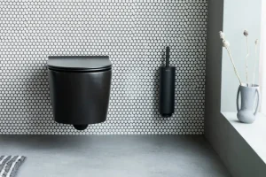 Brabantia MindSet toalettborste och hållare, silikon, mineral oändligt grå