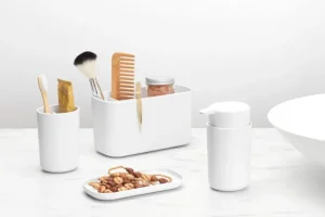 Brabantia ReNew badrumskorg, vit