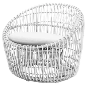 Cane-line Nest rund stol, vit
