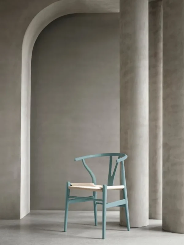 Carl Hansen & Søn CH24 Wishbone-stol, mjuk tenn - naturlig snöre