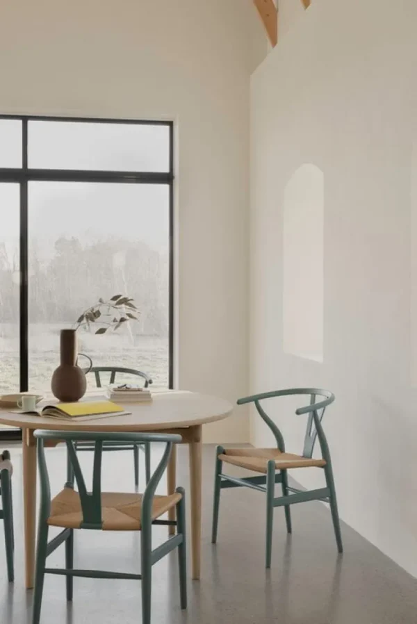 Carl Hansen & Søn CH24 Wishbone-stol, mjuk tenn - naturlig snöre