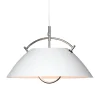 Carl Hansen & Søn Wegner pendellampa, vit - nickel