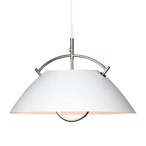Carl Hansen & Søn Wegner pendellampa, vit - nickel
