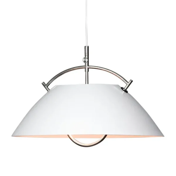 Carl Hansen & Søn Wegner pendellampa, vit - nickel