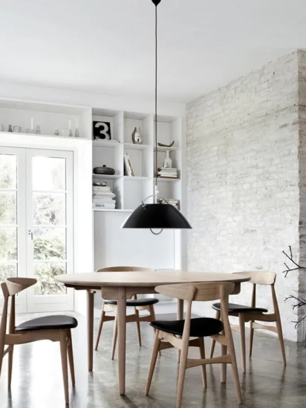 Carl Hansen & Søn Wegner pendellampa, svart - nickel