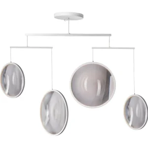 DCWéditions Focus X4 pendellampa, vit