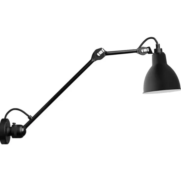DCWéditions Lampe Gras 304 L 40 lampa, rund skärm, svart