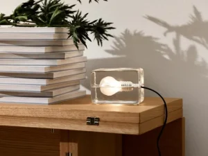 Design House Stockholm Mini Block lampa, svart sladd
