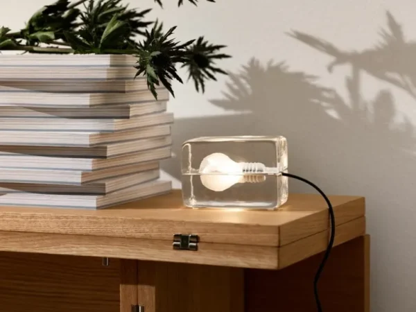 Design House Stockholm Mini Block lampa, svart sladd