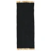 ferm LIVING Block Runner matta, 80 x 200 cm, svart - natur