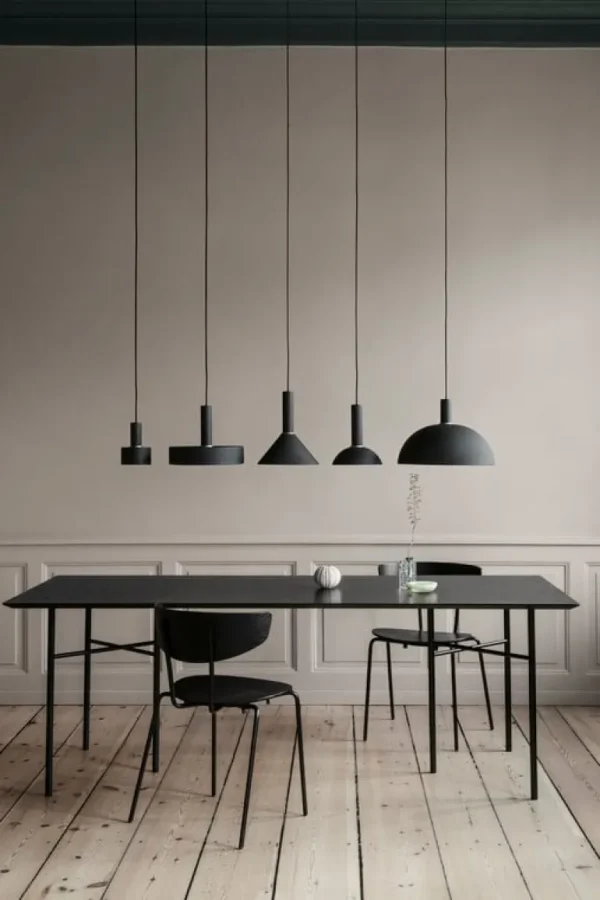 ferm LIVING Disc lampskärm, svart