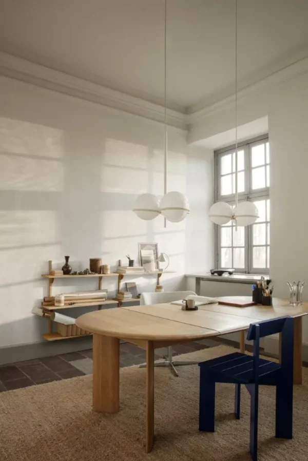 ferm LIVING Era ljuskrona, äggskal